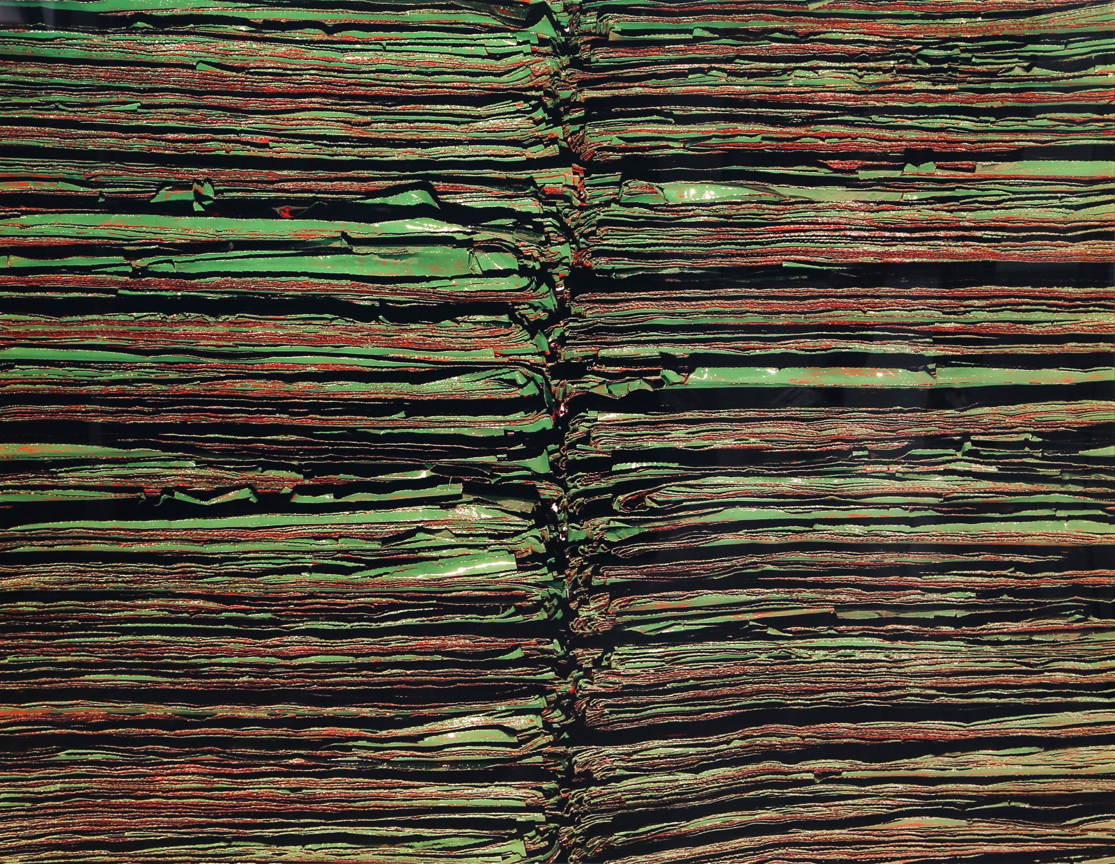Niko Luoma, Fresh Paintings 445, Chromogenic Print: Artist: Niko Luoma, Finnish (1970 - ) Title: Fresh Paintings 445 Year: 2004 Medium: Chromogenic Print with Diasec, signed in pen on verso Edition: 1/3, 2 AP's Size: 39.25 x 49.25 in. (99.7 x 125.1 cm)
