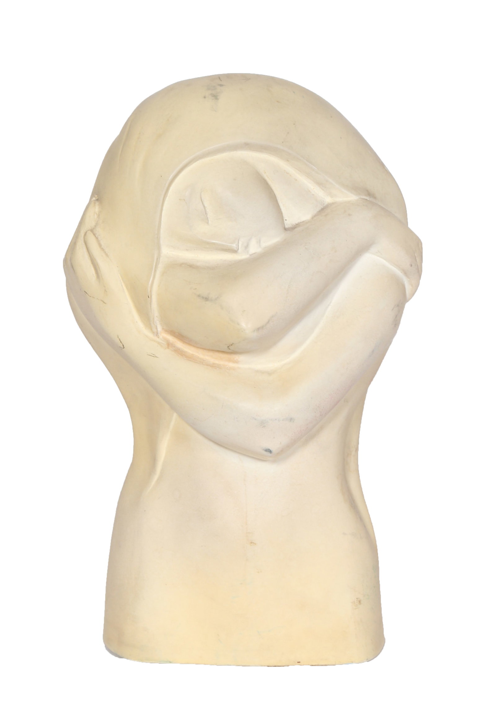 After Lumen Martin Winter, The Night, Resin Sculpture: Artist: Lumen Martin Winter, After, American (1908 - 1982) Title: The Night Year: circa 1968 Medium: Cast Resin Size: 9.5 x 6 x 4 in. (24.13 x 15.24 x 10.16 cm) Publisher: Sculpture Collectors Descrip