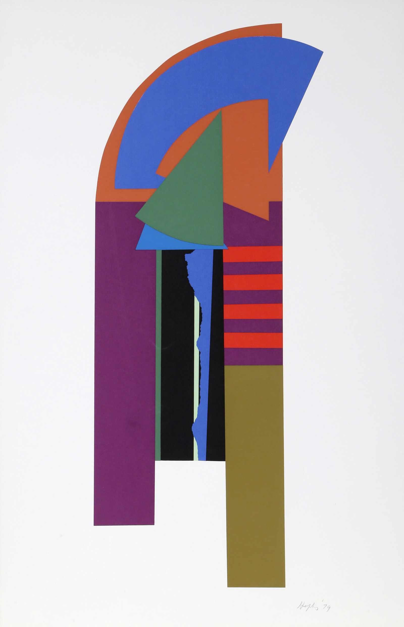 Budd Hopkins, Guardian X, Screenprint (1 of 3)