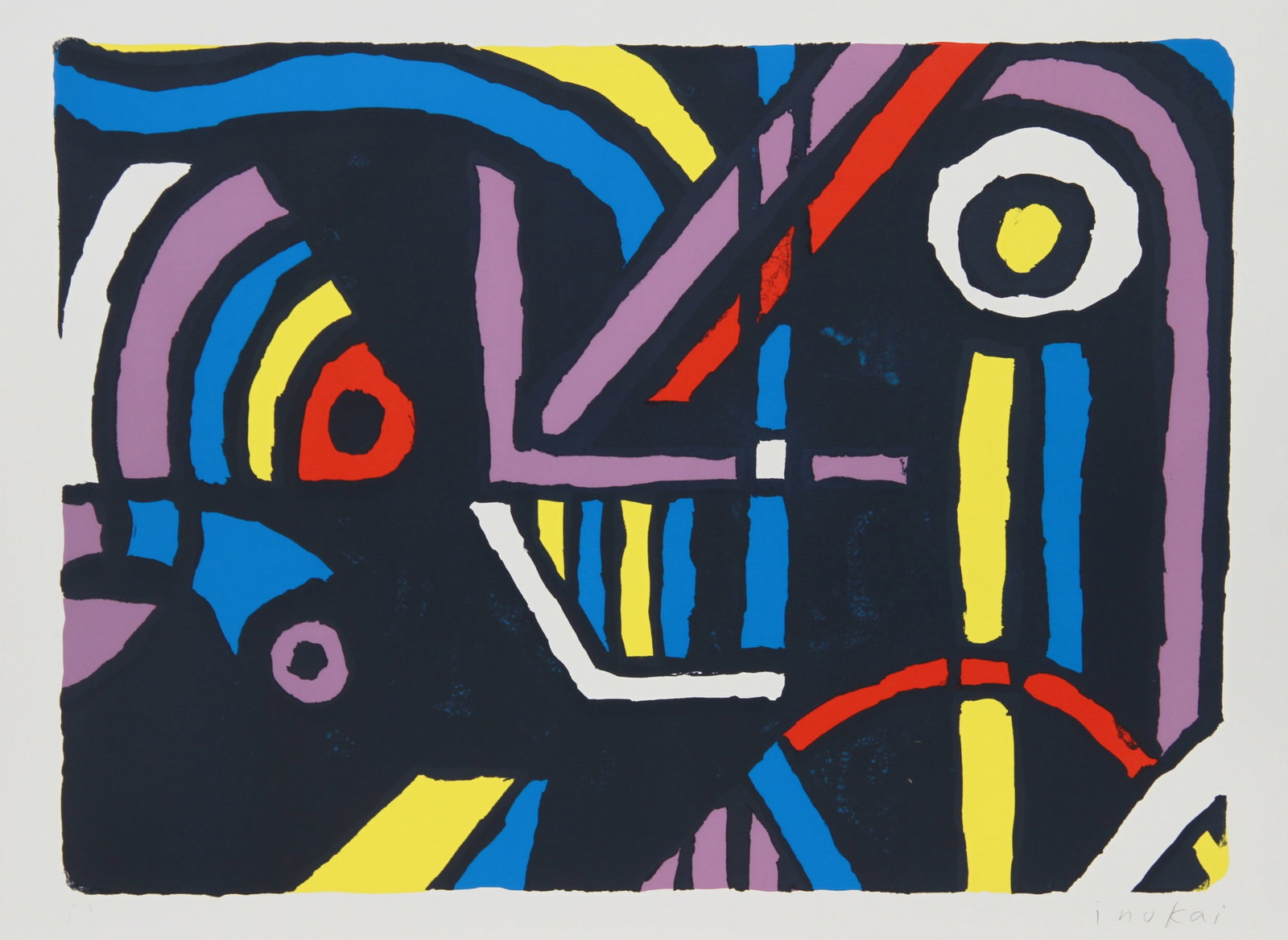 Kyohei Inukai (aka Earle Goodenow), Index, Screenprint: Artist: Kyohei Inukai (aka Earle Goodenow), American (1913 - 1985) Title: Index Year: 1978 Medium: Screenprint, signed and numbered in pencil Edition: 200, AP Image Size: 19.5 x 26.5 inches Size: 22.5
