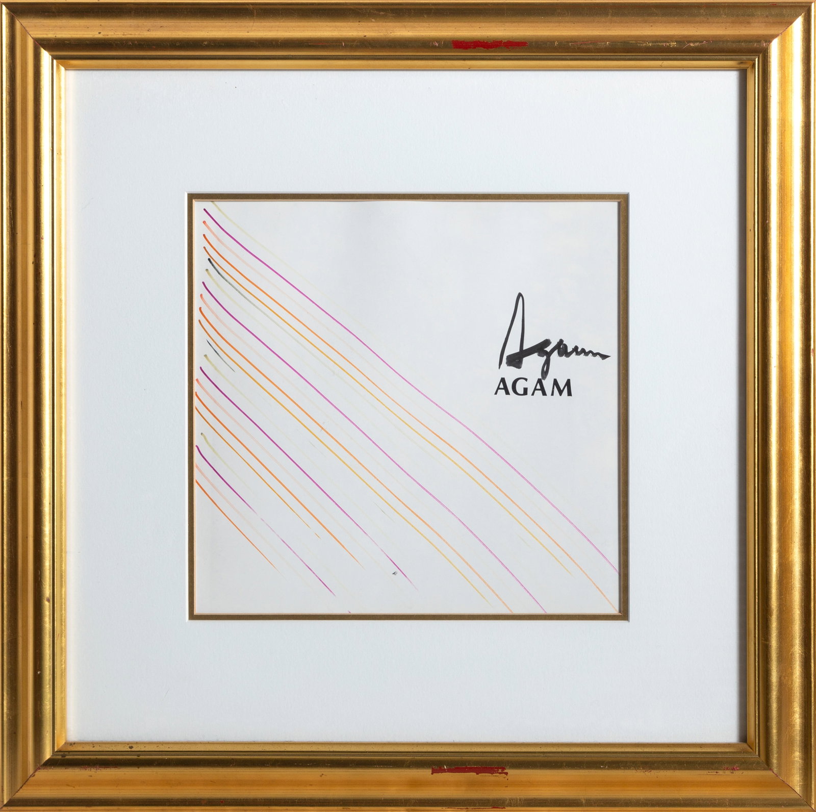 Yaacov Agam, Beyond the Visible, Marker Drawing (1 of 2)