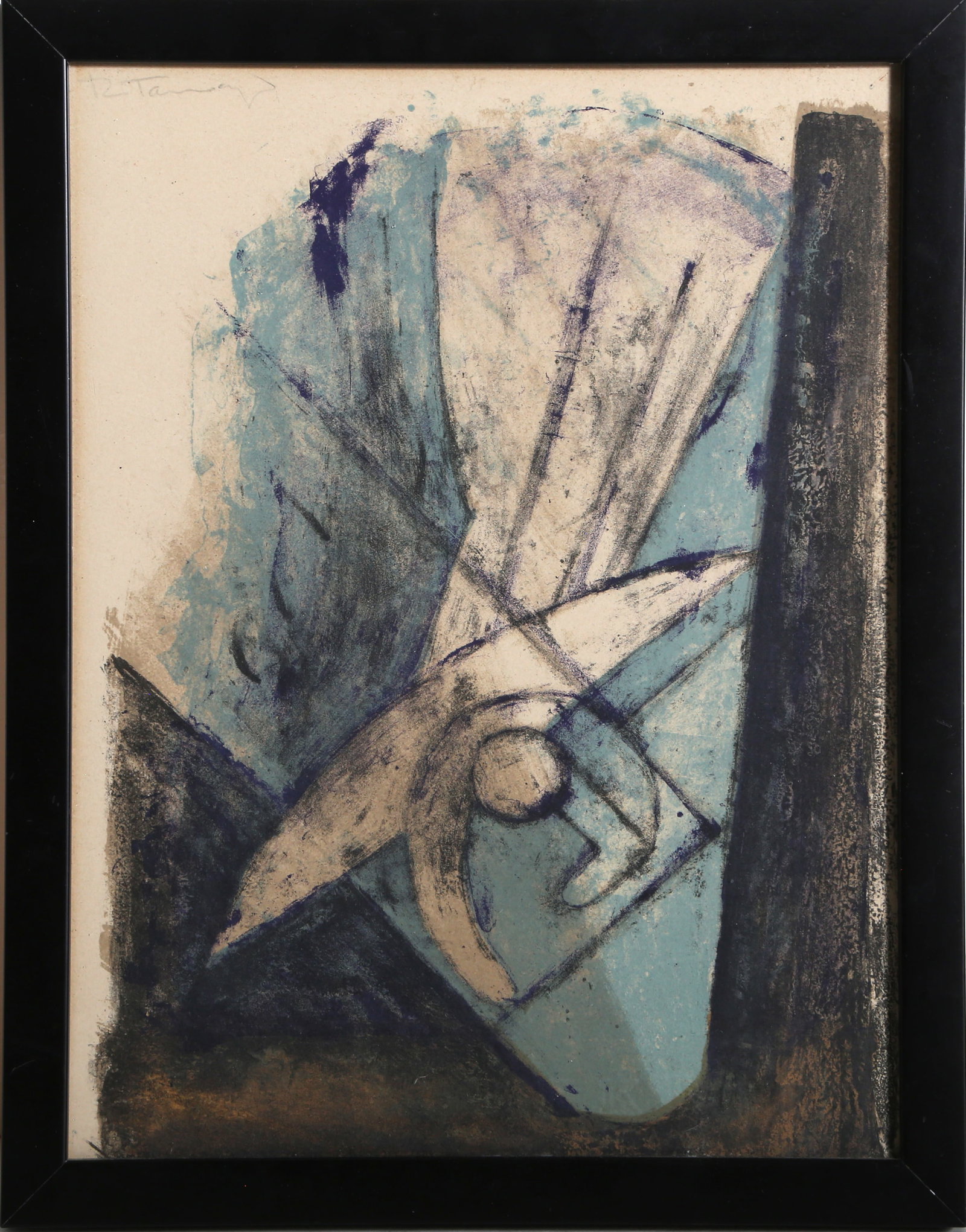 Rufino Tamayo, Capitulo XIX, Lithograph: Artist: Rufino Tamayo, Mexican (1899 - 1991) Title: Capitulo XIX Portfolio: Apocalypse de Saint Jean Year: 1959 Medium: Lithograph on BFK Rives, signed in pencil top left Edition: 300 Size: 12.75 x 9.