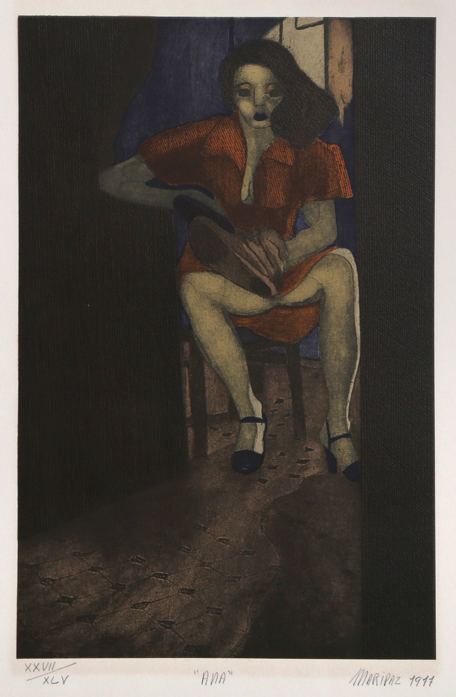 Maripaz Jaramillo, Ana, Lithograph and Screenprint (1 of 5)