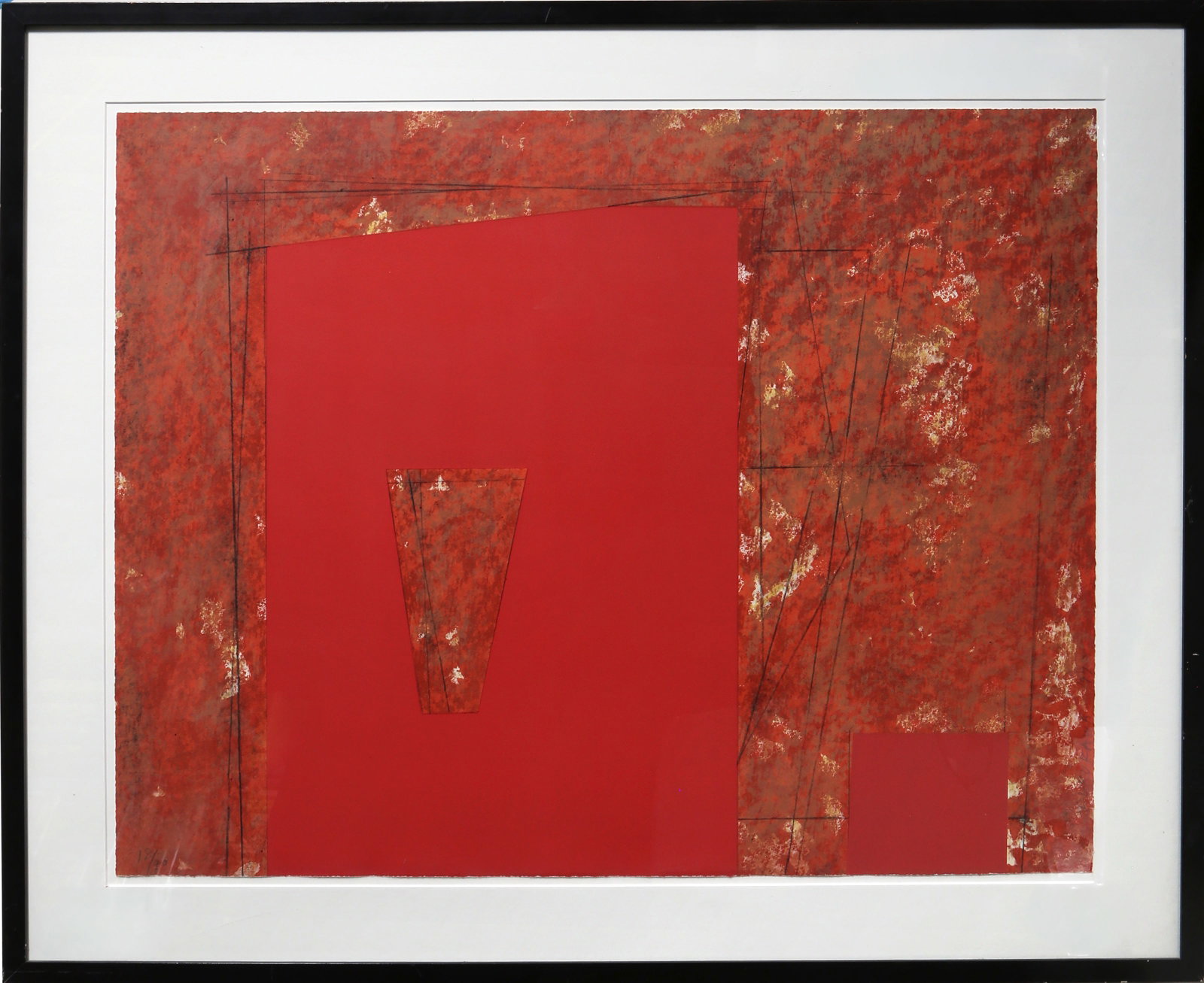 Yoshishige Furukawa, Sound III, Lithograph: Artist: Yoshishige Furukawa, Japanese (1921 - 2008) Title: Sound III Year: 1997 Medium: Lithograph, signed and numbered in pencil Edition: 18/40 Size: 24.25 x 30.5 in. (61.6 x 77.47 cm) Frame Size: 31