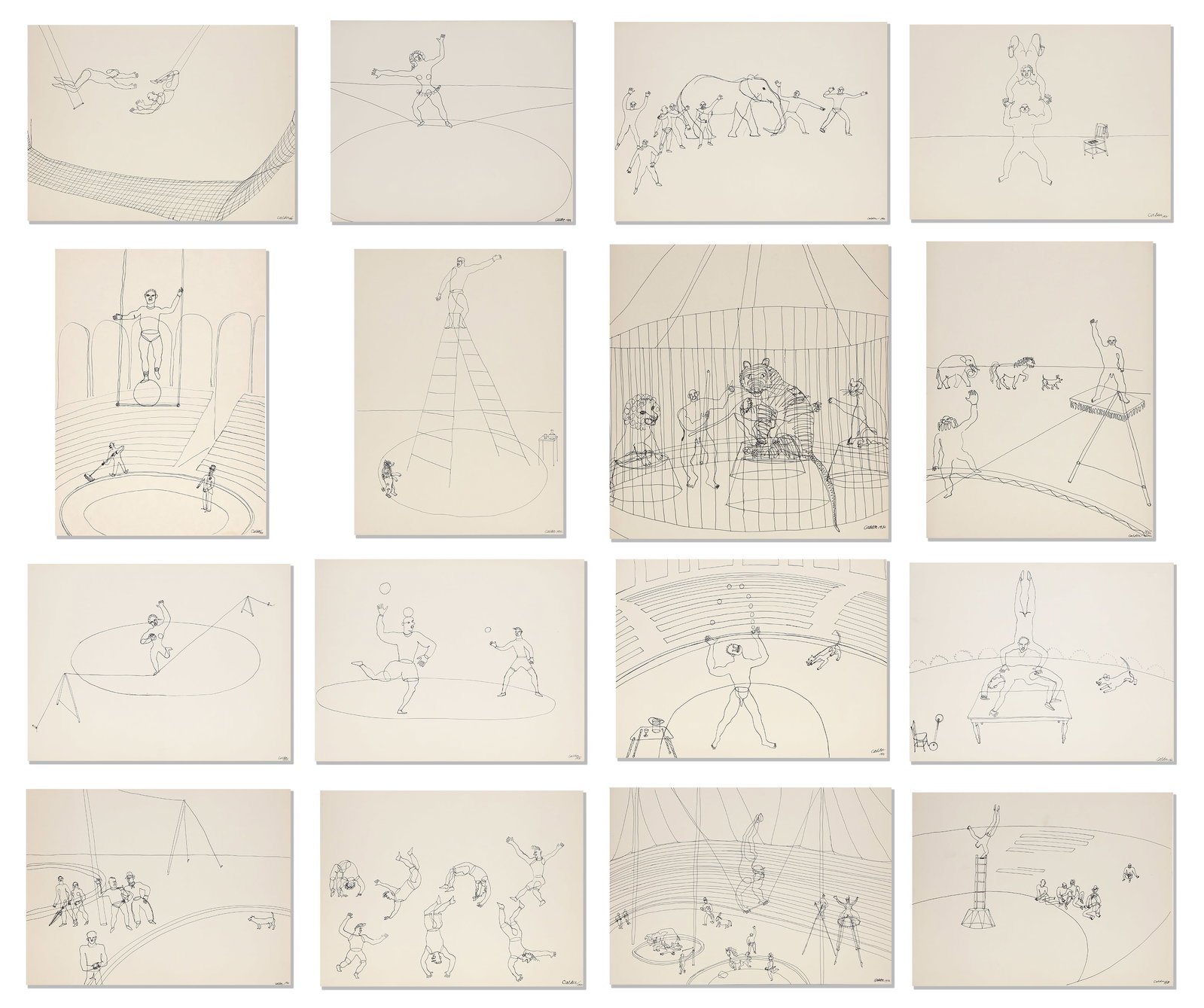 After Alexander Calder, Calder's Circus Suite (1 of 4)