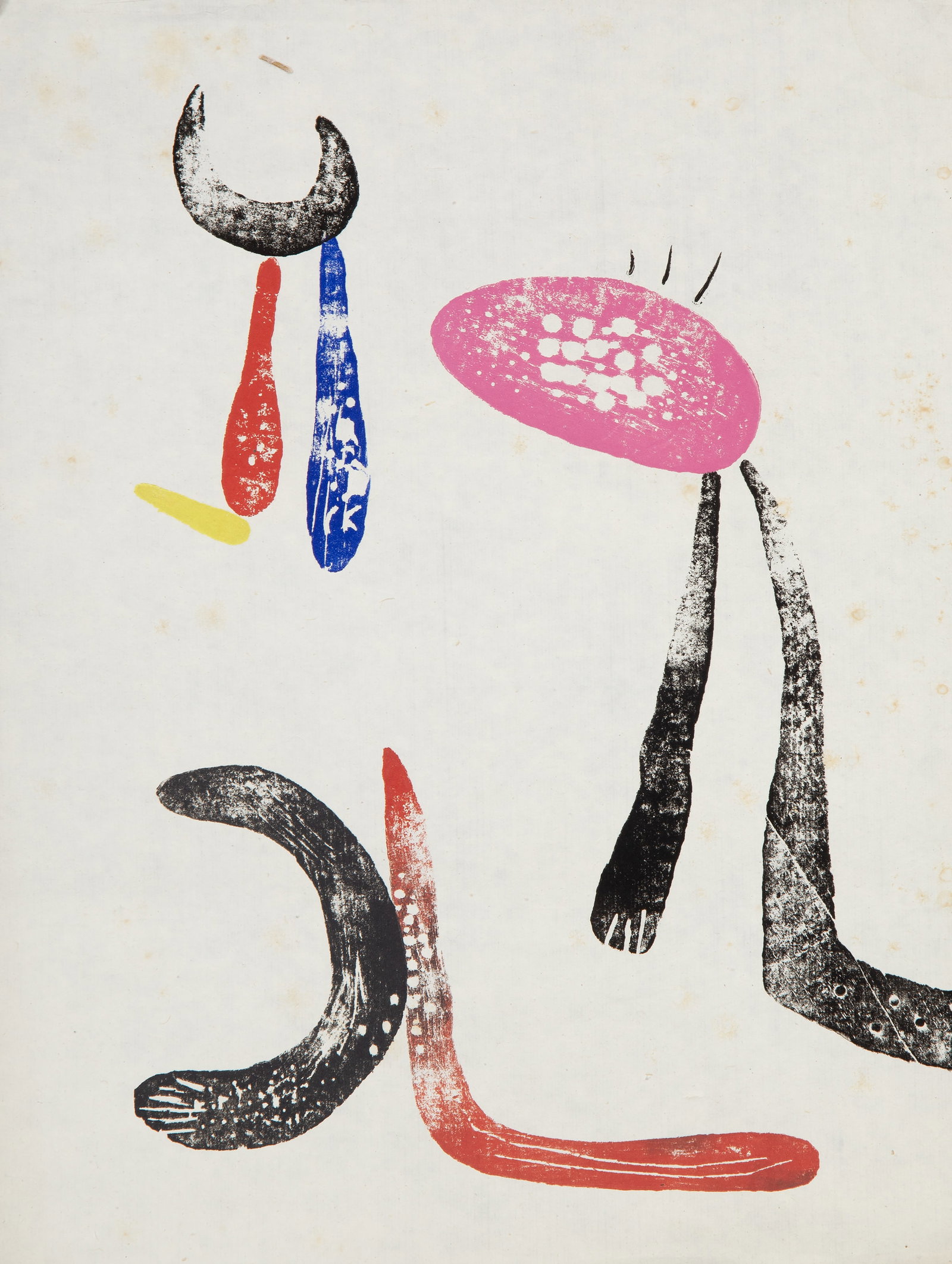Joan Miro, A Toute Epreuve (D 199), Woodcut (1 of 4)