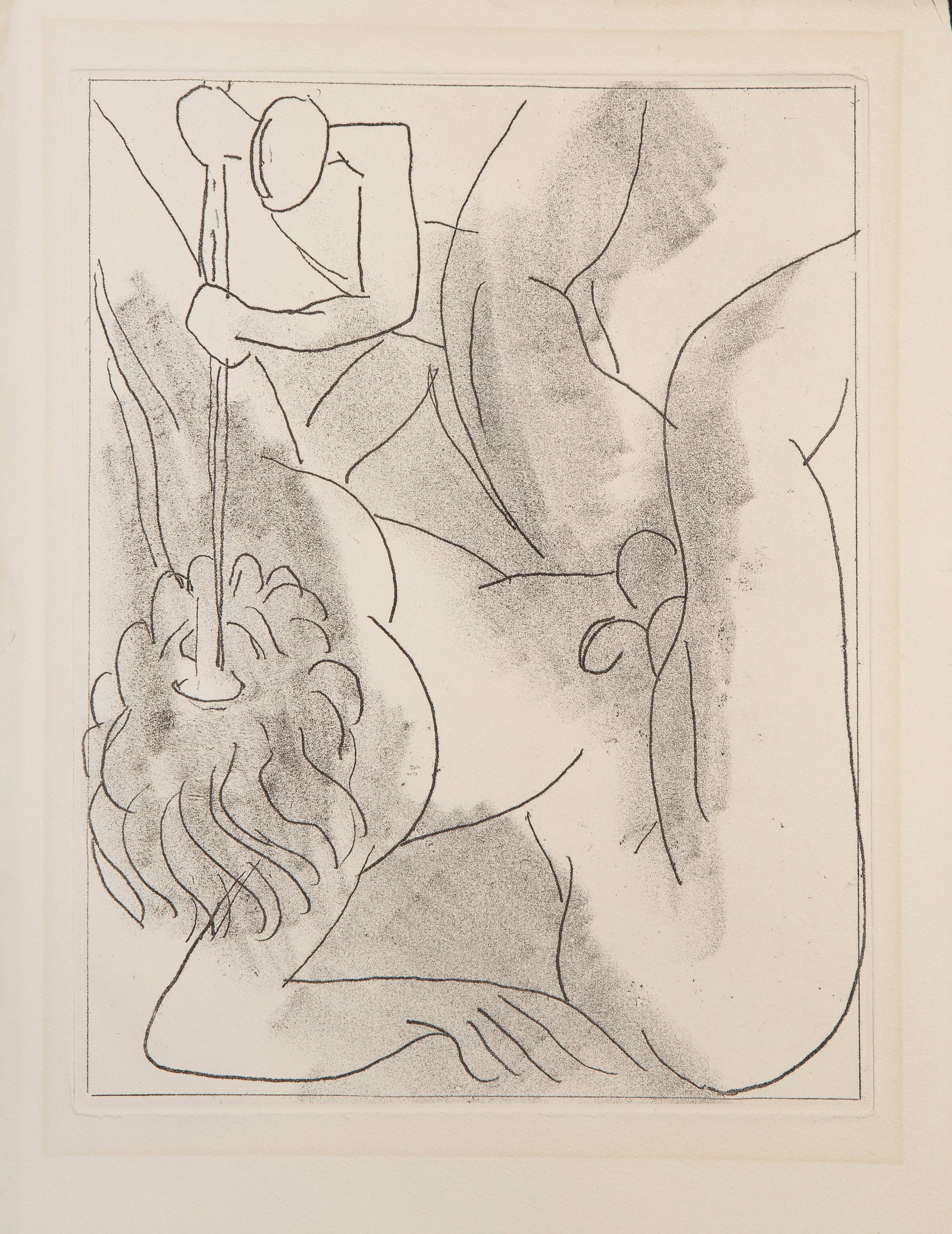 Henri Matisse, Polypheme From Ulysses, Etching: Artist: Henri Matisse, French (1869 - 1954) Title: Polypheme From Ulysses Year: 1935 Medium: Etching on Canson Edition: 1500 Image Size: 10.25 x 8 inches Size: 12.75 x 10 in. (32.39 x 25.4 cm) Printer