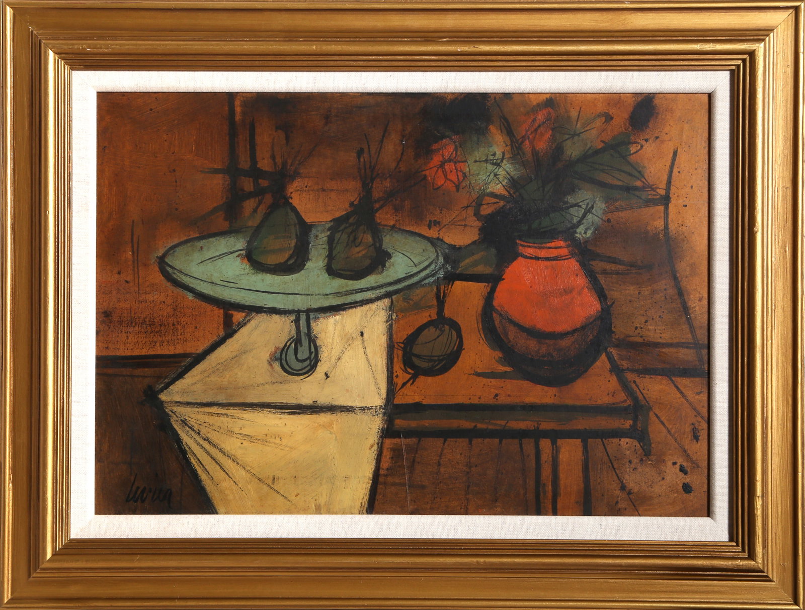 Charles Levier, Still Life, Oil on Board (1 of 4)