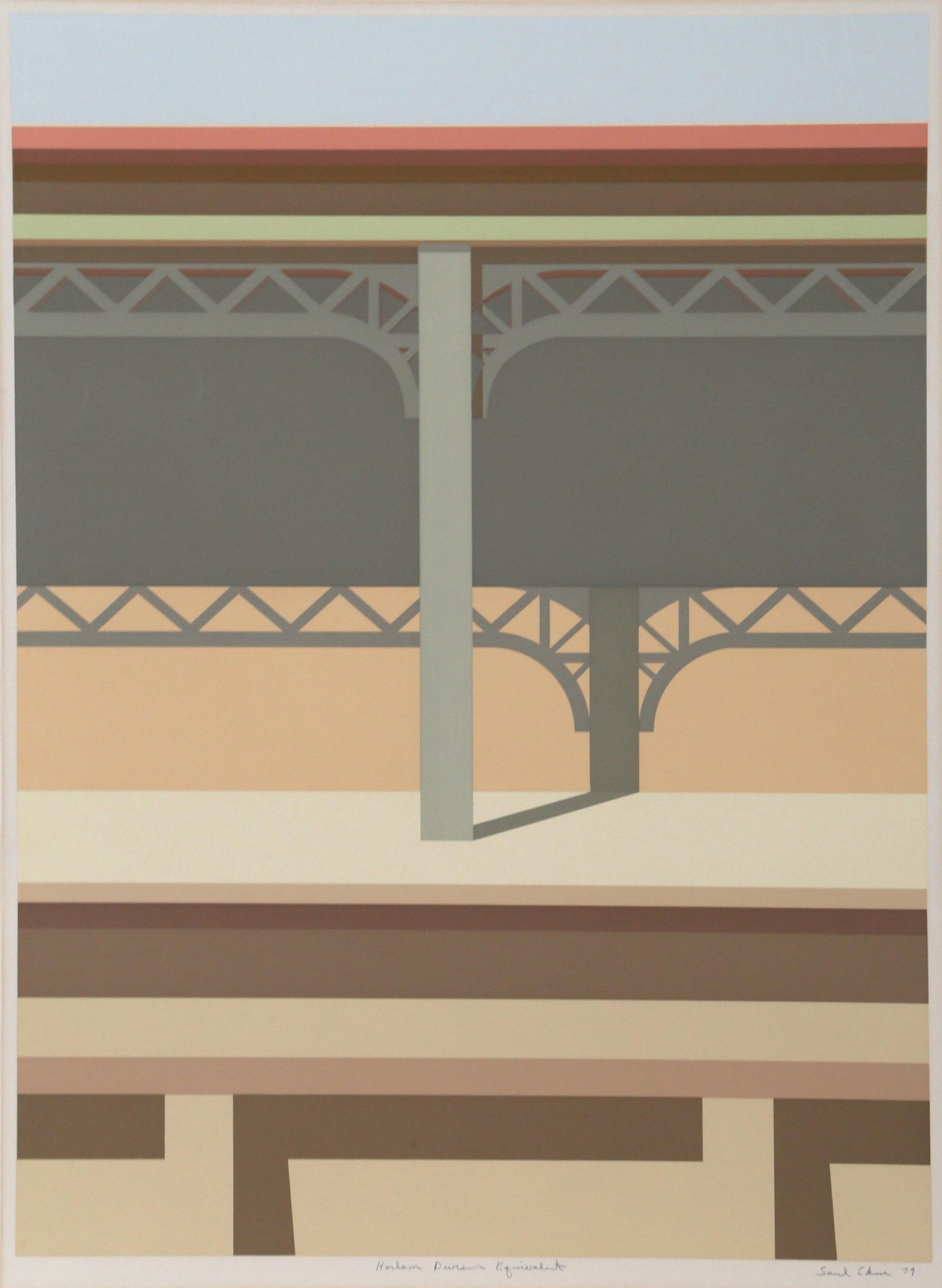 Saul Chase, Harlem Division Line, Screenprint (1 of 3)