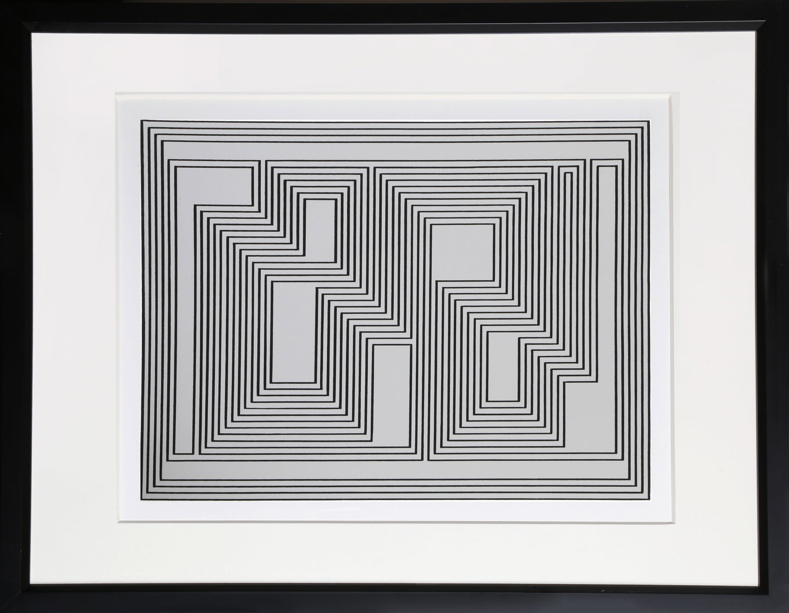 Josef Albers, Graphic Tectonic: Prefacio - P1, F32, I1, Screenprint (1 of 2)