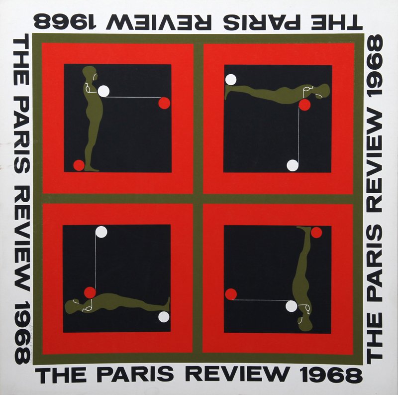 Ernest Tino Trova, Paris Review, Silkscreen: Artist: Ernest Tino Trova, American (1927 - 2009) Title: Paris Review Year: 1968 Medium: Silkscreen, signed and numbered in pencil Edition: 42/150 Size: 26 x 26 in. (66.04 x 66.04 cm)
