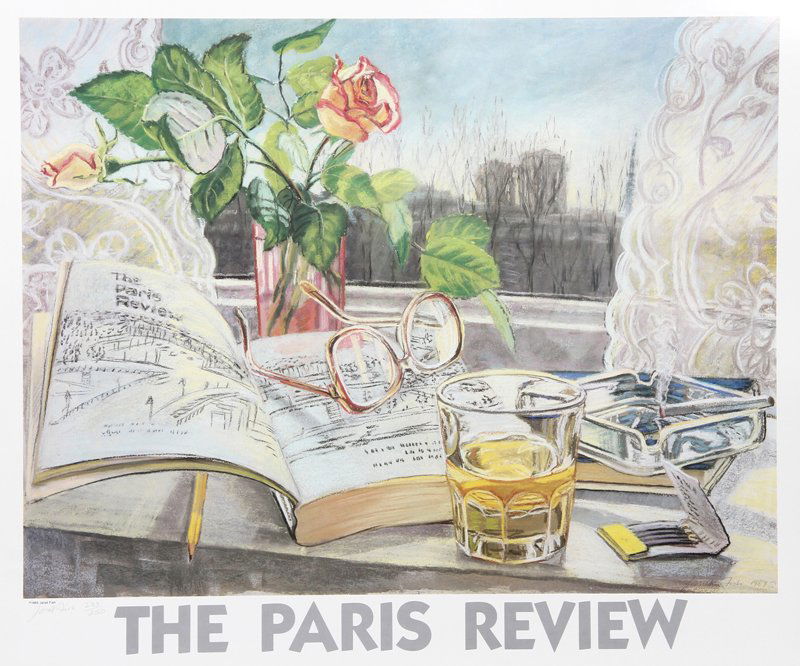 Janet Fish, Paris Review, Offset Lithograph: Artist: Janet Fish, American (1938 - ) Title: Paris Review Year: 1984 Medium: Offset Lithograph, signed and numbered in pencil Edition: 233/250 Size: 27 x 32 in. (68.58 x 81.28 cm)