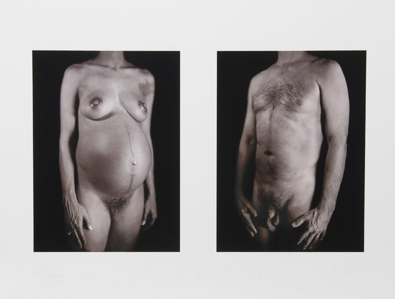 Chuck Close, Doctor's of the World, Digital Print from : Artist: Chuck Close, American (1940 - ) Title: Untitled from Doctor's of the World Year: 2001 Medium: Pigmented Digital Output from Daguerreotype, signed and numbered Edition: 64/100 Image Size: 15 x