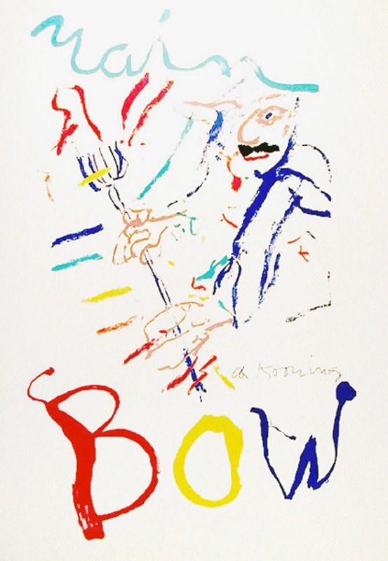 Willem de Kooning, Rainbow: Thelonius Monk, Devil at: Artist: Willem de Kooning, Dutch/American (1904 - 1997) Title: Rainbow: Thelonius Monk, Devil at the Keyboard Year: 1972 Medium: Lithograph on Thin Velin, signed in the plate Size: 35.5 in. x 24.5 in.