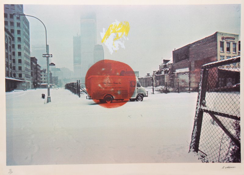 Robert Whitman, Lithograph: Artist: Robert Whitman, American (1935 - 1980) Title: Untitled Year: 1972 Medium: Lithograph, signed and numbered in pencil Edition: 38/150 Image Size: 25.5 x 38 inches Size: 29.5 x 40 in. (74.93 x 10