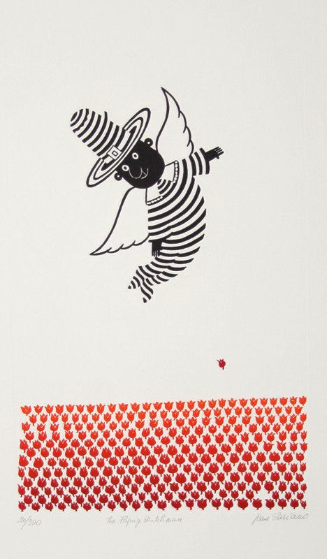 Jean Sariano, The Flying Dutchman, Etching with: Artist: Jean Sariano, Algerian/American (1943 - ) Title: The Flying Dutchman Year: 1979 Medium: Etching with Intaglio, signed and numbered in pencil Edition: 300 Size: 26.5 in. x 18 in. (67.31 cm x 45