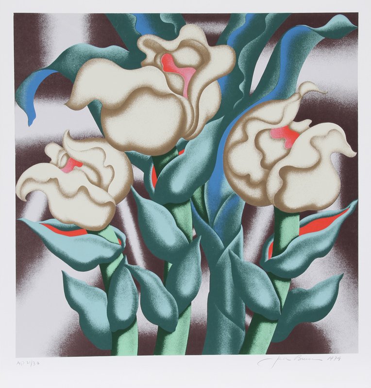 Jack Brusca, Hybrid, Silkscreen: Artist: Jack Brusca, American (1939 - 1993) Title: Hybrid Year: 1979 Medium: Silkscreen, Signed and numbered in pencil Edition: 200 Size: 28 in. x 28 in. (71.12 cm x 71.12 cm)