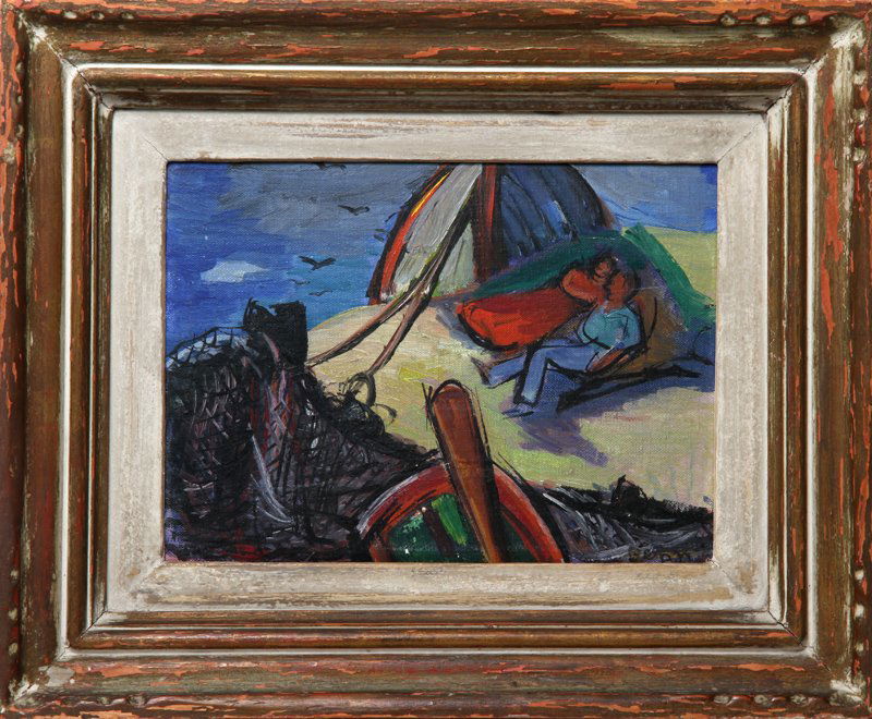 Ben Benn, Summer Afternoon, Oil Painting: Artist: Ben Benn, Polish/American (1884 - 1983) Title: Summer Afternoon Medium: Oil on Canvas, signed l.r. Size: 11 x 14 in. (27.94 x 35.56 cm) Frame Size: 15 x 18 inches