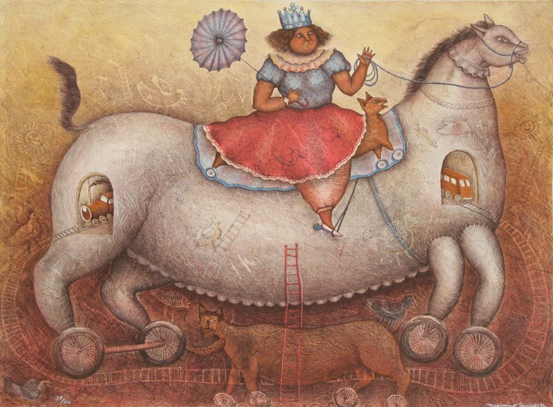 Maximino Javier, Tio Vivo, Lithograph: Artist: Maximino Javier, Mexican (1948 - ) Title: Tio Vivo Year: 1983 Medium: Lithograph, signed and numbered in pencil Edition: 100 Size: 22 in. x 30 in. (55.88 cm x 76.2 cm)