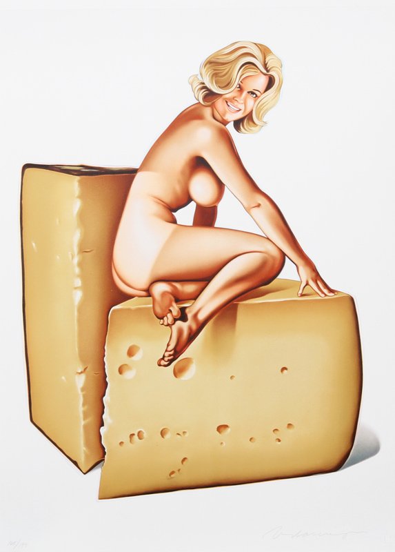 Mel Ramos, Monterrey Jackie, Lithograph: Artist: Mel Ramos, American (1935 - ) Title: Monterrey Jackie Year: 2010 Medium: Lithograph, signed and numbered in pencil Size: 31.8 in. x 23.6 in. (80.77 cm x 59.94 cm)