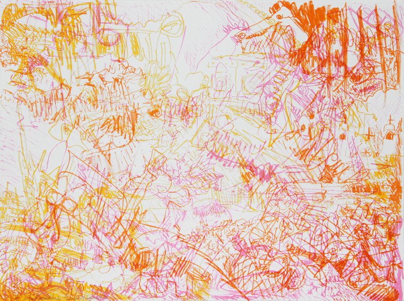 John Himmelfarb, Sense of Speed, Lithograph: Artist: John Himmelfarb, American (1946 - ) Title: Sense of Speed Year: 1971 Medium: Lithograph, signed and numbered in pencil Edition: 13/50 Size: 15 in. x 20 in. (38.1 cm x 50.8 cm)