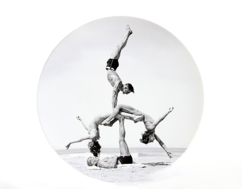 Jeff Koons, Untitled from Popeye Series, Ceramic Plate: Artist: Jeff Koons, American (1954 - ) Title: Untitled from Popeye Series Year: 2001 Medium: Ceramic Plate, signed verso Edition: 7000 Size: 10.25 x 10.25 in. (26.04 x 26.04 cm)