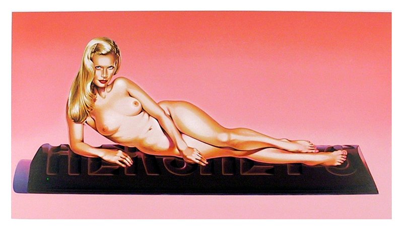 Mel Ramos, Sweet Odalisque, Lithograph: Artist: Mel Ramos, American (1935 - ) Title: Sweet Odalisque Year: 1996 Medium: Lithograph, signed and numbered in pencil Edition: 199 Size: 22.5 in. x 31 in. (57.15 cm x 78.74 cm)