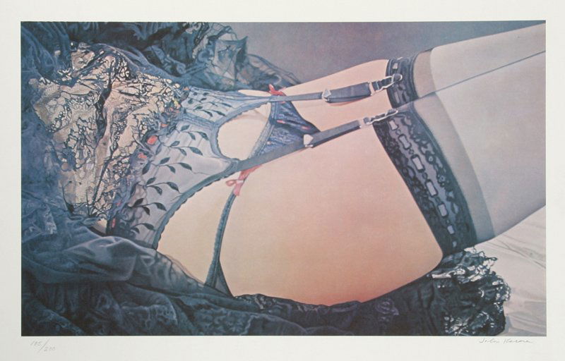 John Kacere, Maija II, Lithograph: Artist: John Kacere, American (1920 - 1999) Title: Maija II Year: 1977 Medium: Lithograph, signed and numbered in pencil Edition: 200, 50 AP's Size: 22 in. x 28 in. (55.88 cm x 71.12 cm)