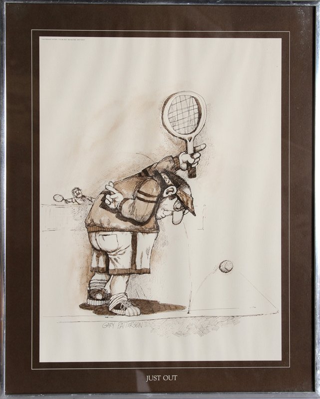 Gary Patterson, Just Out, Poster: Artist: Gary Patterson, American Title: Just Out Medium: Poster Size: 20 in. x 16 in. (50.8 cm x 40.64 cm)