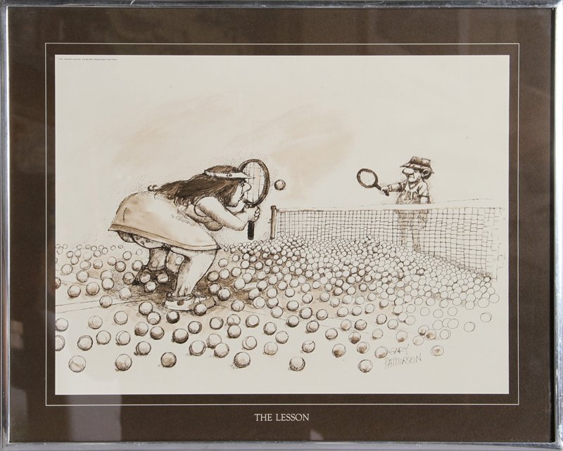 Gary Patterson, The Lesson, Poster: Artist: Gary Patterson, American Title: The Lesson Medium: Poster Size: 20 in. x 16 in. (50.8 cm x 40.64 cm)