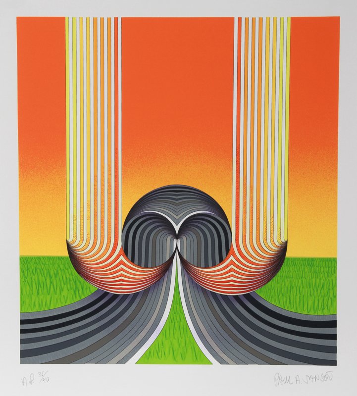 Paul Arthur Jansen, Tar and Feather, Serigraph (1 of 1)