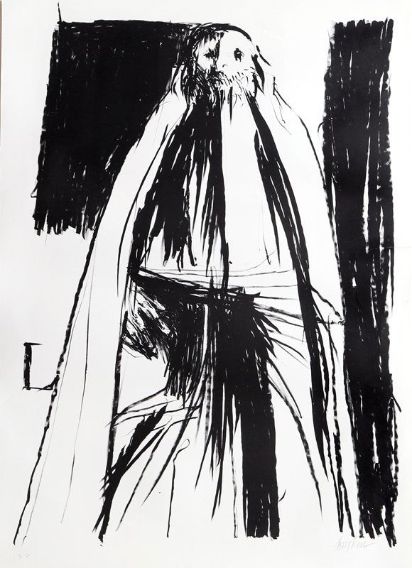 Leonard Baskin, Oedipus at Colonus, Lithograph (1 of 1)