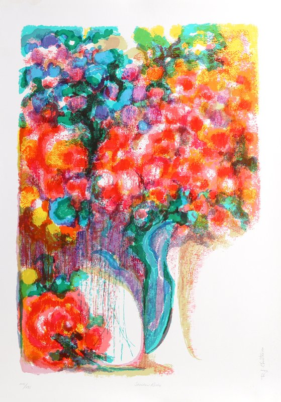 Ronald Julius Christensen, Shadow Reds 2, Lithograph (1 of 1)