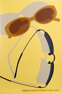 Stephen Frykholm, Sunglasses, Herman Miller Summer: Artist: Stephen Frykholm, American (1942 - ) Title: Herman Miller Summer Picnic (2005) - Sunglasses Year: 2005 Medium: Poster Size: 36 x 24 in. (91.44 x 60.96 cm)