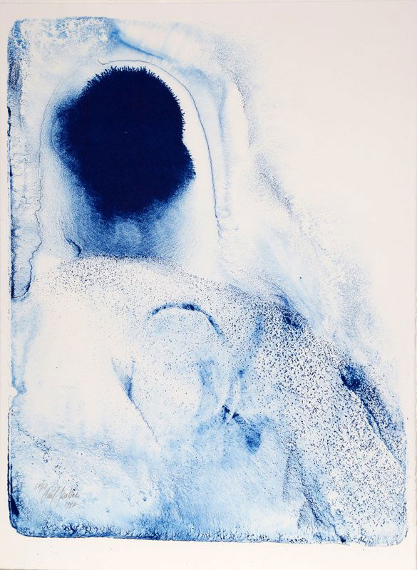 Paul Jenkins, Euphories de la Couleur Portfolio - Blue, (1 of 1)