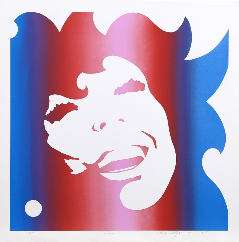 Roy Ahlgren, Eve (Blue), Silkscreen (1 of 1)