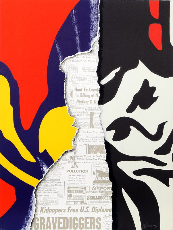 Burhan Cahit Dogancay, Walls 70 - 1, Lithograph (1 of 1)