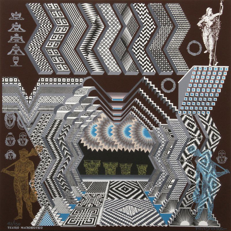 Pedro Friedeberg, Teatro Microbiotico, Serigraph (1 of 1)