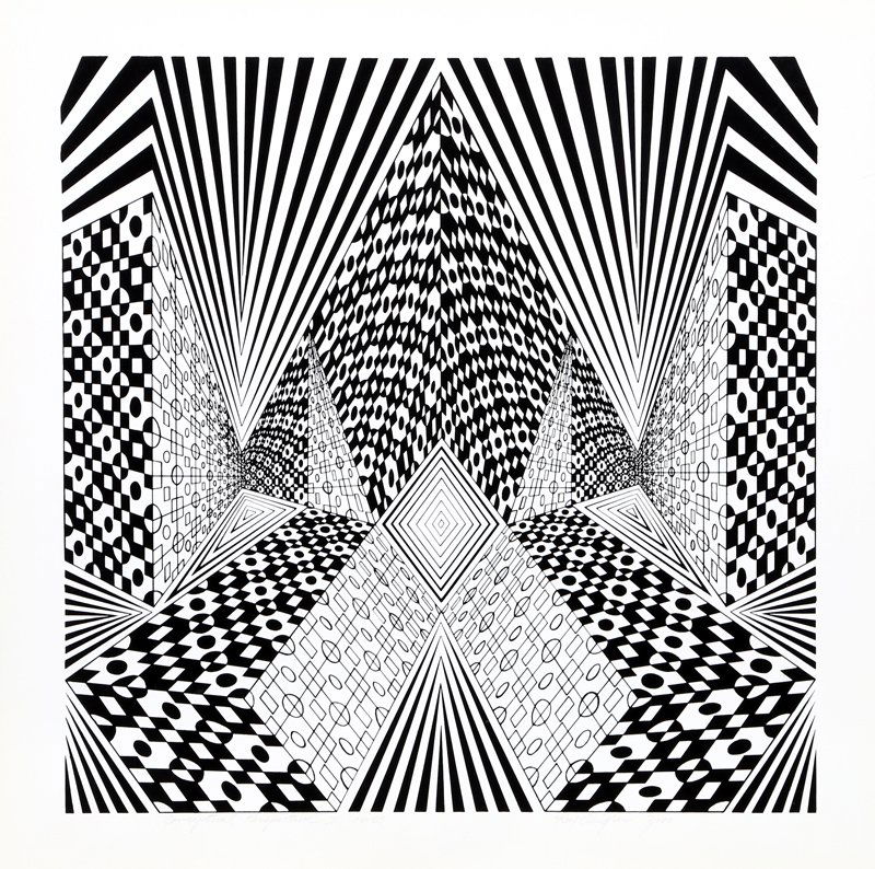 Roy Ahlgren, Conceptual Perspective I, Serigraph (1 of 1)