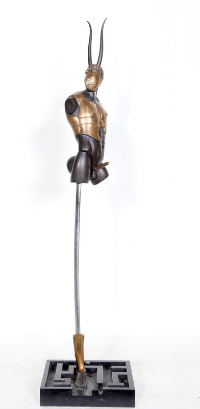 Paul Wunderlich, Minotaurus (Small), Polished Bronze (1 of 9)