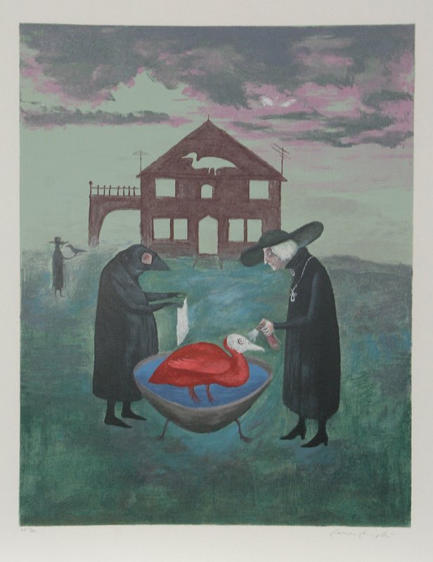 Leonora Carrington, Bird Bath, Screenprint (1 of 1)