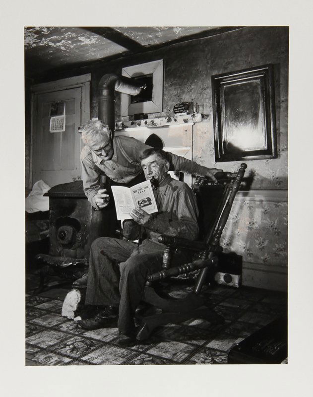 Kosti Ruohomaa, Maine 4 - Two Men Reading, Photograph (1 of 1)