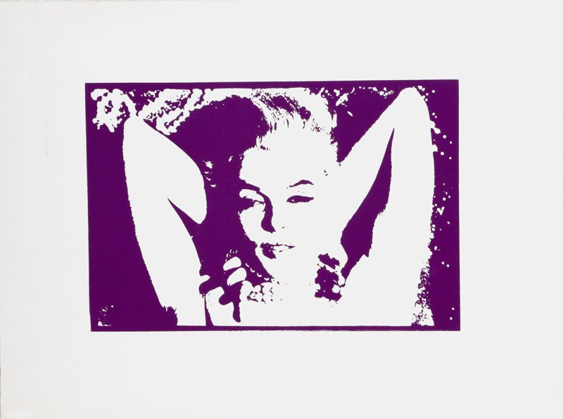 Bert Stern, Marilyn Monroe (Purple) Silkscreen (1 of 1)