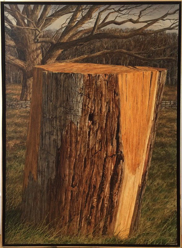 Joseph Reboli, Oak and Locust, Oil Painting (1 of 4)