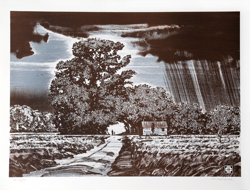 John Sherrill Houser, Storm Clouds, Lithograph (1 of 1)