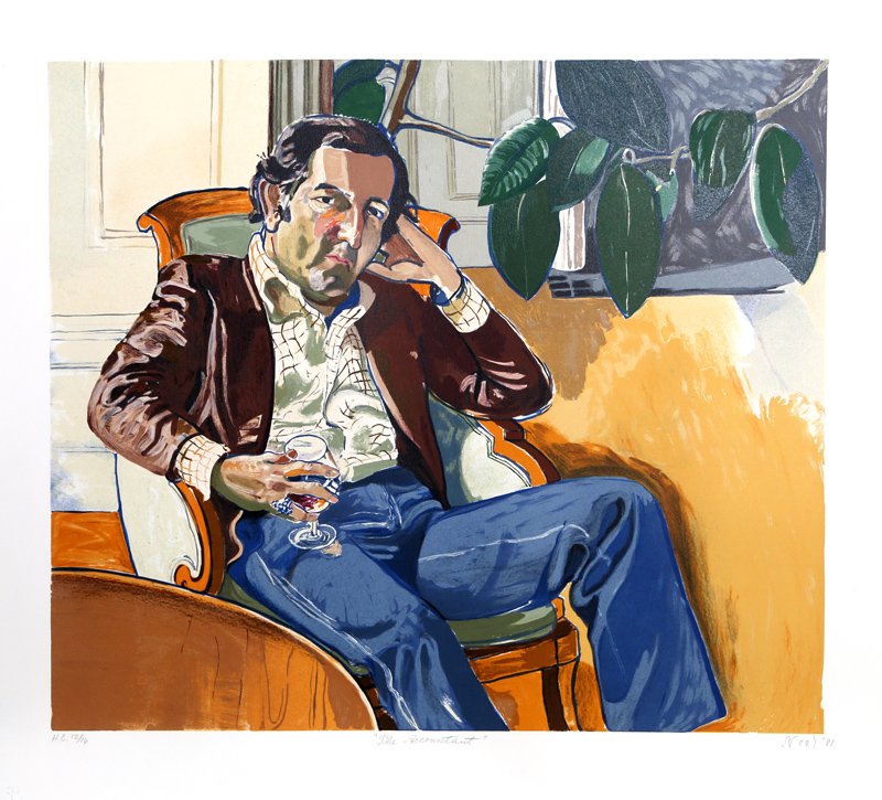 Alice Neel, The Accountant (Marvin), Lithograph (1 of 1)