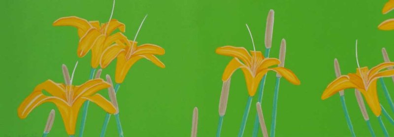 Alex Katz, Day Lillies, Silkscreen (1 of 1)
