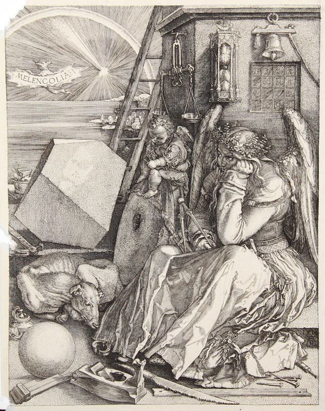 Albrecht Durer, La Melancolie, Heliogravure (1 of 1)