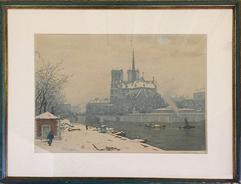Tavik Frantisek Simon, Notre Dame de Paris, Aquatint (1 of 1)