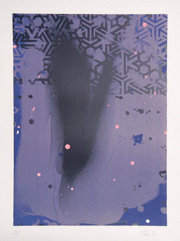 Hong Hao, Untitled (Purple), Lithograph: Artist: Hong Hao, Chinese (1965 - ) Title: Untitled (Purple) Medium: Lithograph, Signed and Numbered in Pencil Edition: 175 Size: 29 x 21 in. (73.66 x 53.34 cm)